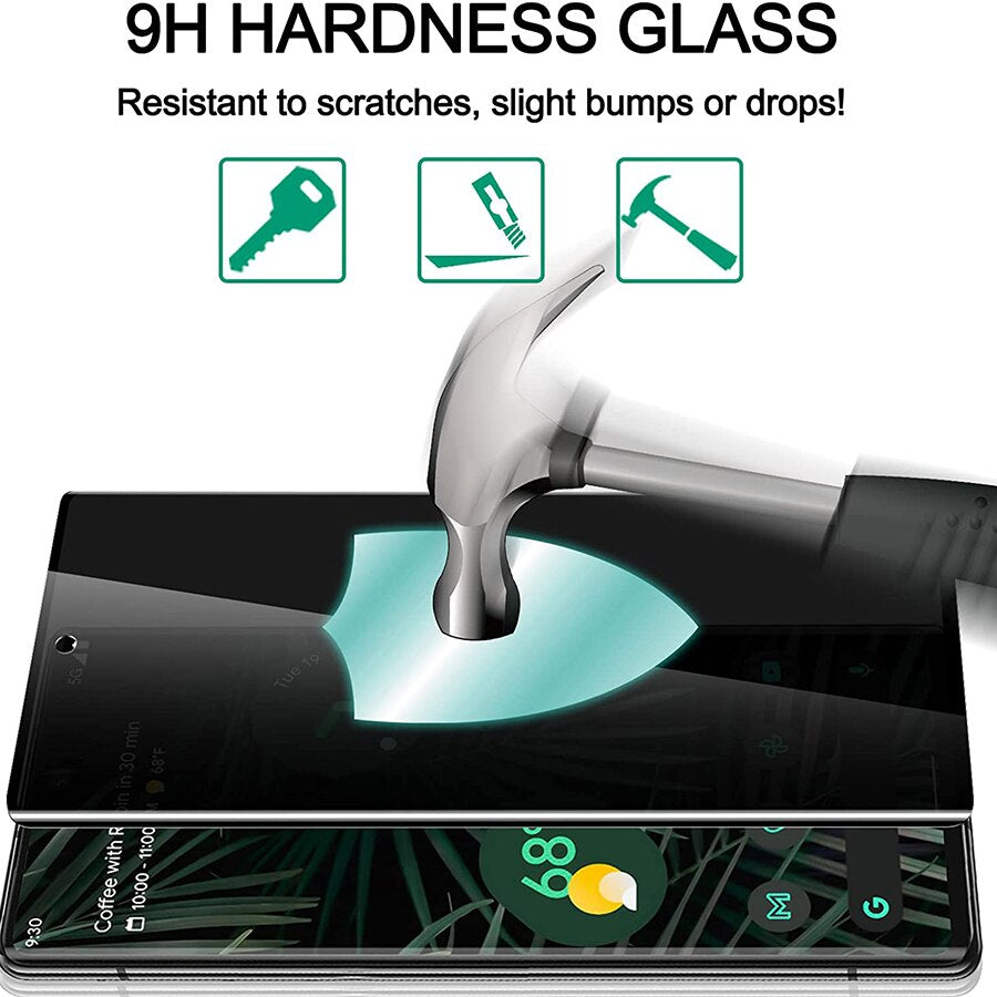 Anti Spy Tempered Glass For Google Pixel 7 Series - Odin case