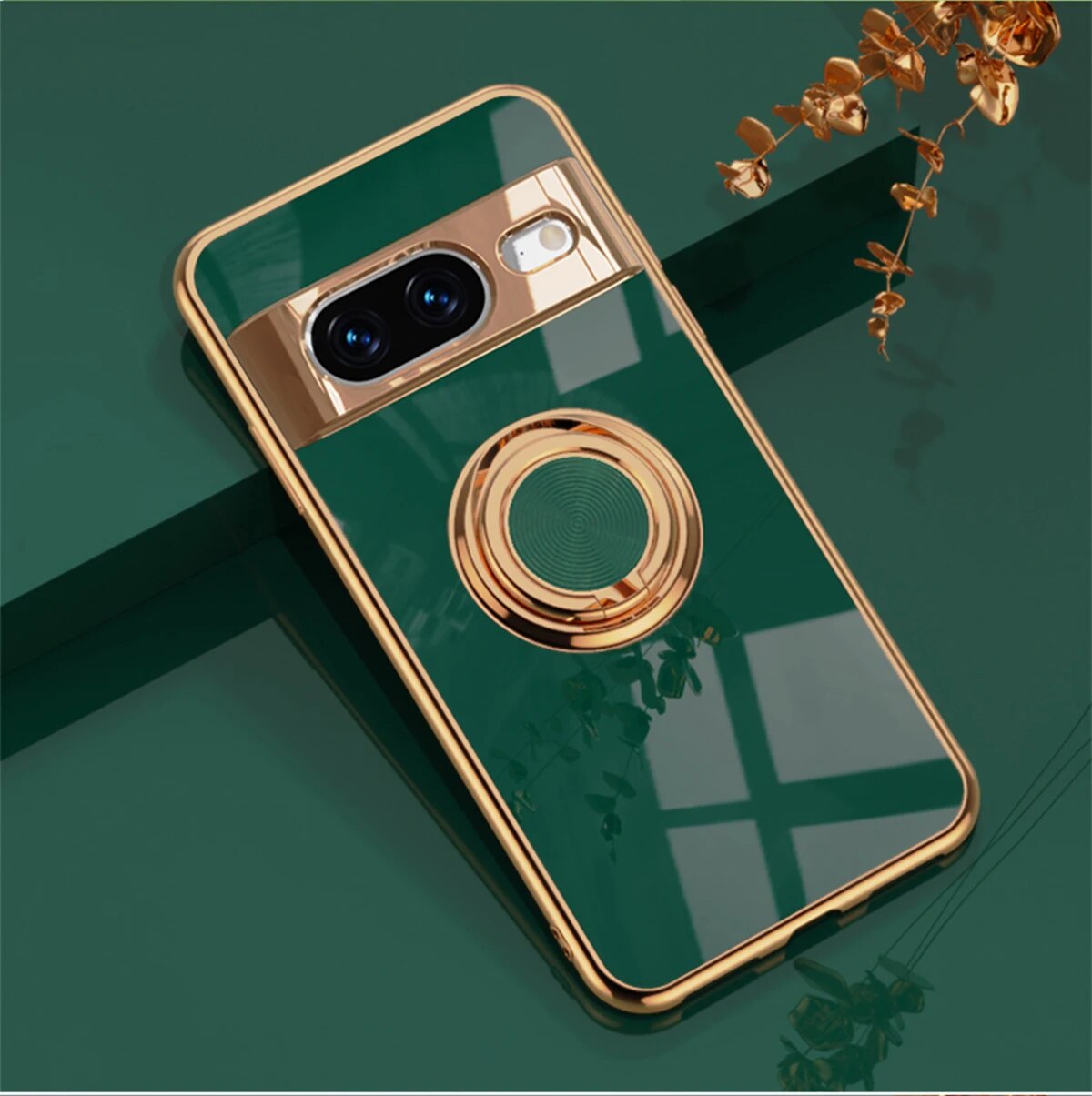 Luxury Electroplating Case with Ring Holder For Google Pixel 8 Series - Odin case