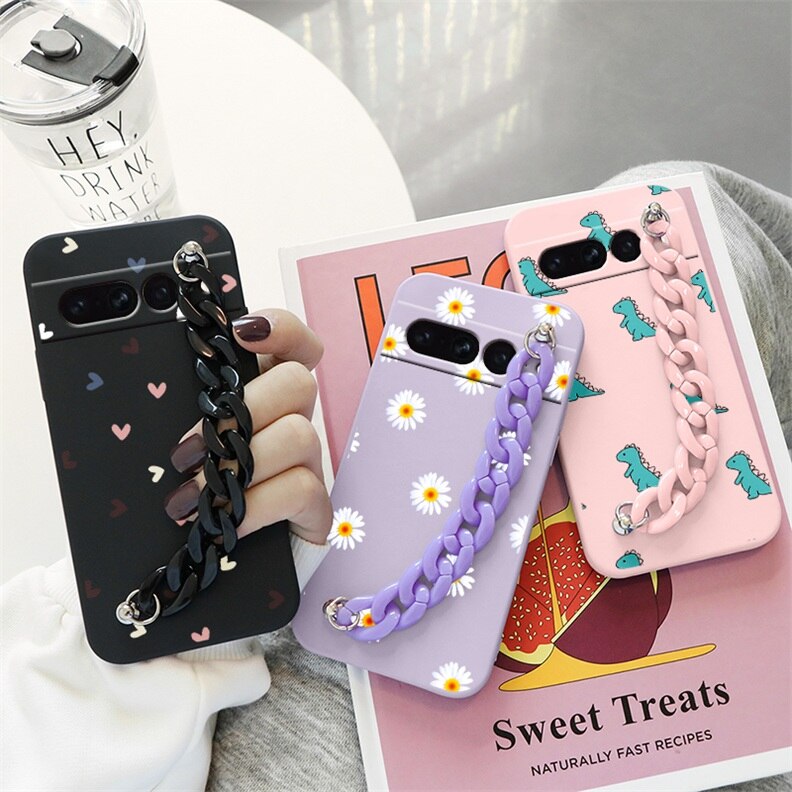 Flowers Silicone Matte Cover For Google Pixel 7 Pro Flowers Silicone Matte Cover For Google Pixel 7 Pro