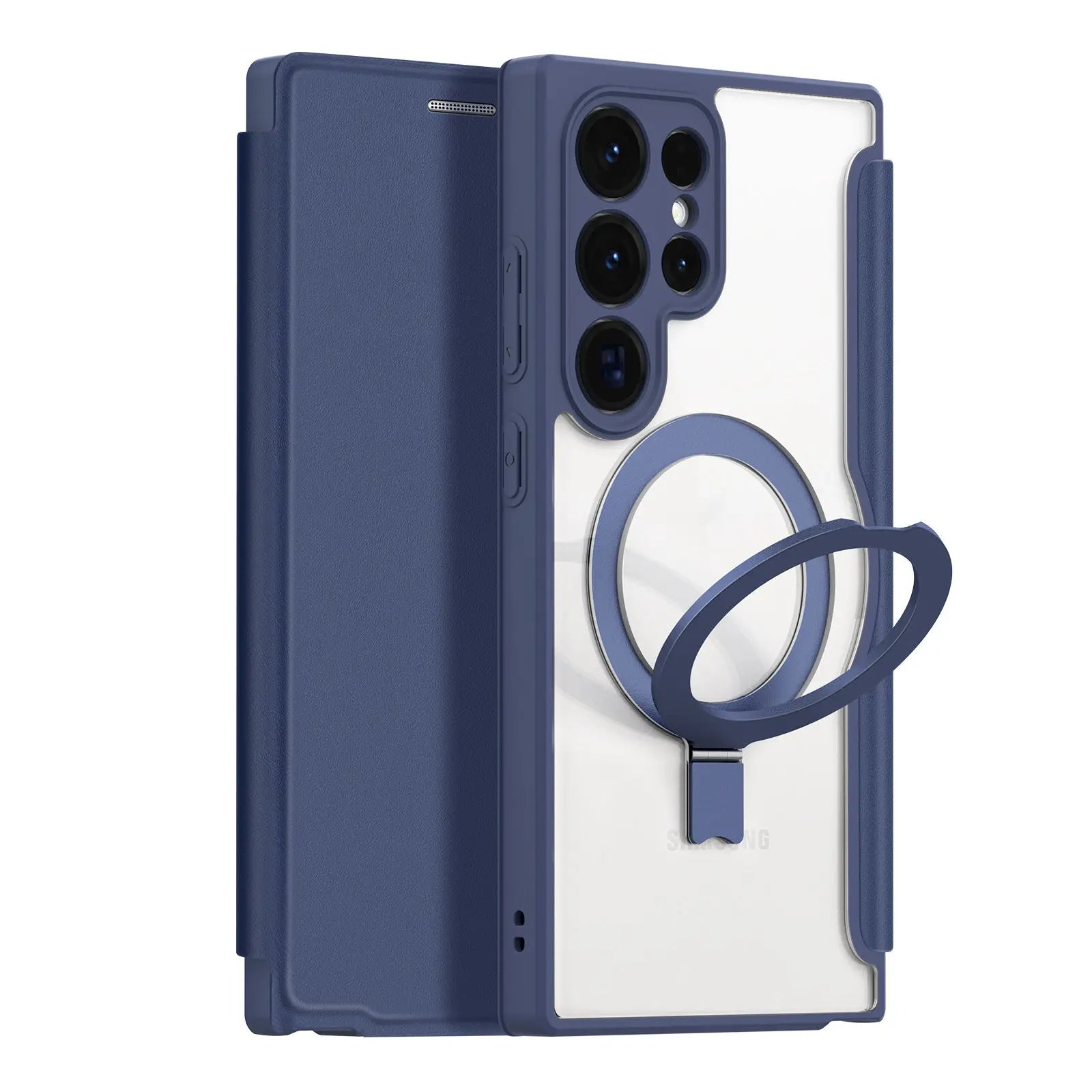 Slim Magnetic S24 Ultra Case with Kickstand & Card Slot - Odin case