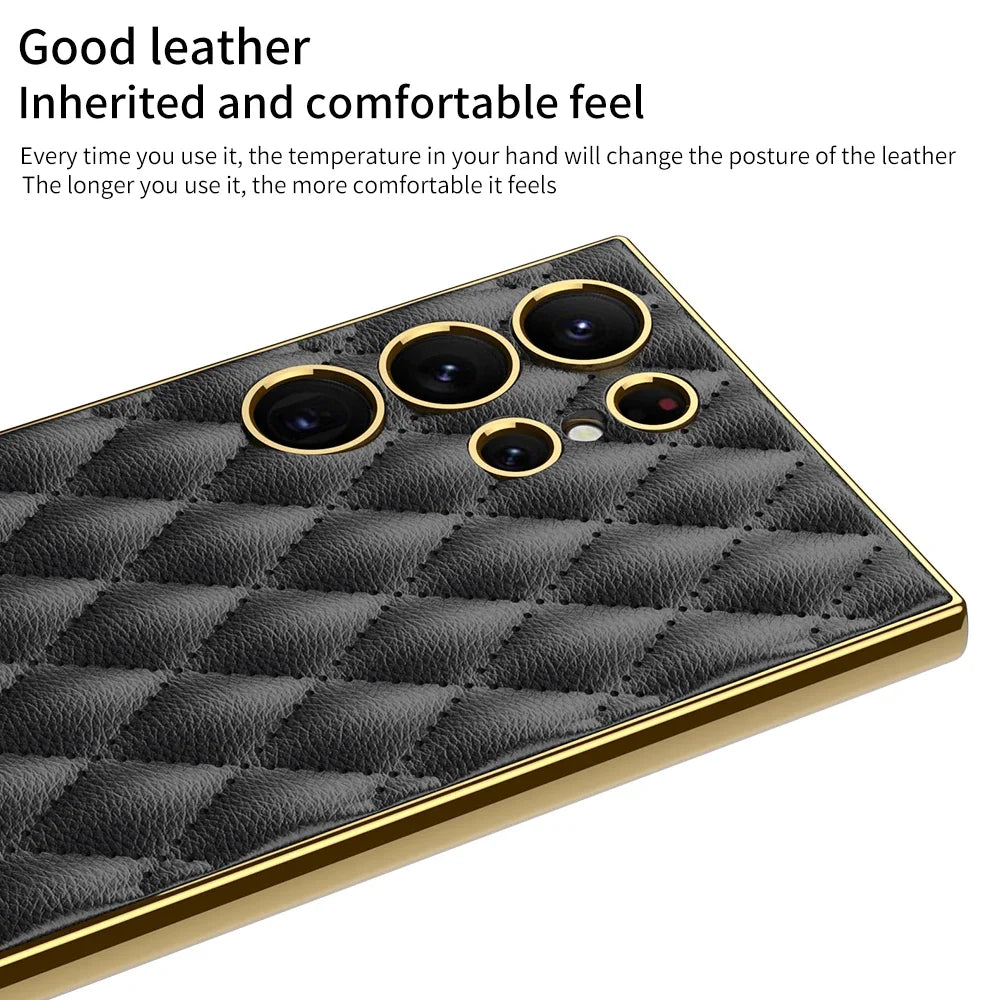 Samsung Galaxy S24 Luxury Leather Case - Odin case