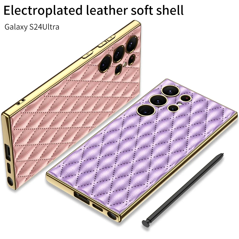 Samsung Galaxy S24 Luxury Leather Case - Odin case