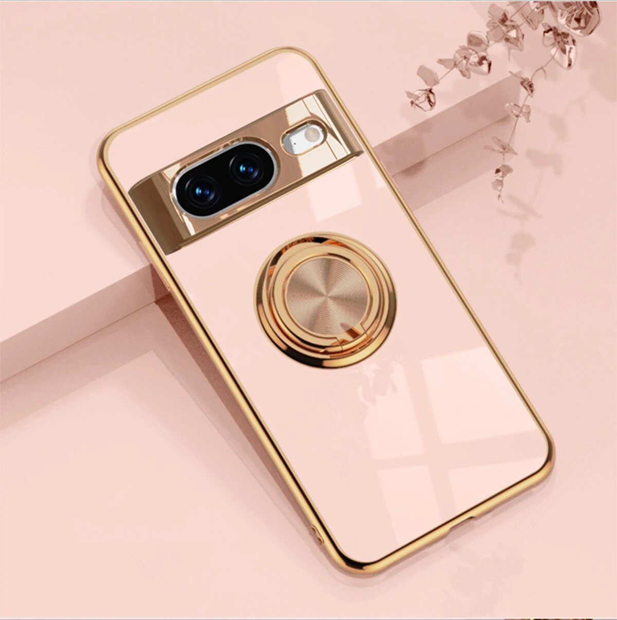 Luxury Electroplating Case with Ring Holder For Google Pixel 8 Series - Odin case